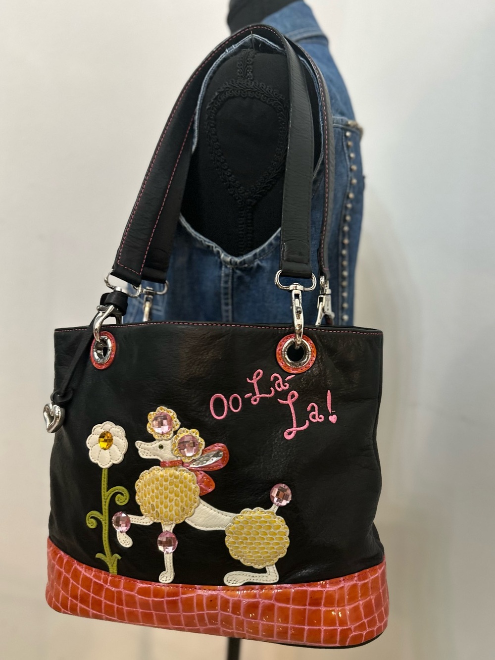 Vintage Brighton "Oo-La-La" Poodle Bag